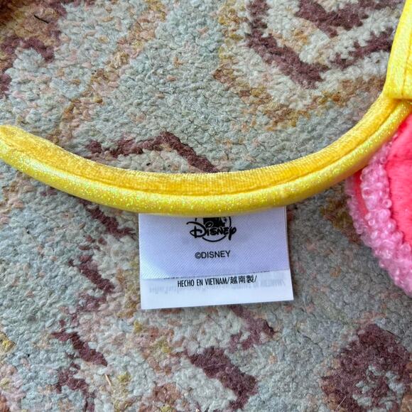 Disney Park Eats Macron Minnie Ears yellow pink Minnie Mouse headband Adult Size - Picture 4 of 5